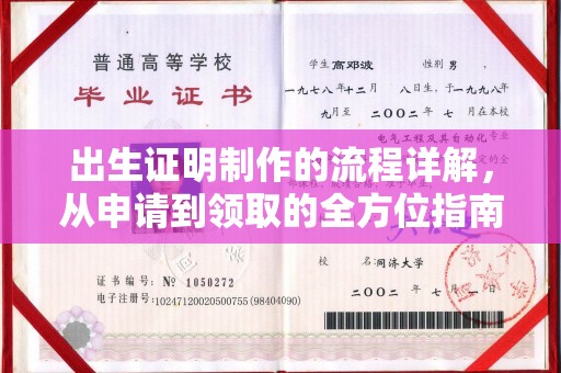 双滦出生证明制作的流程详解，从申请到领取的全方位指南
